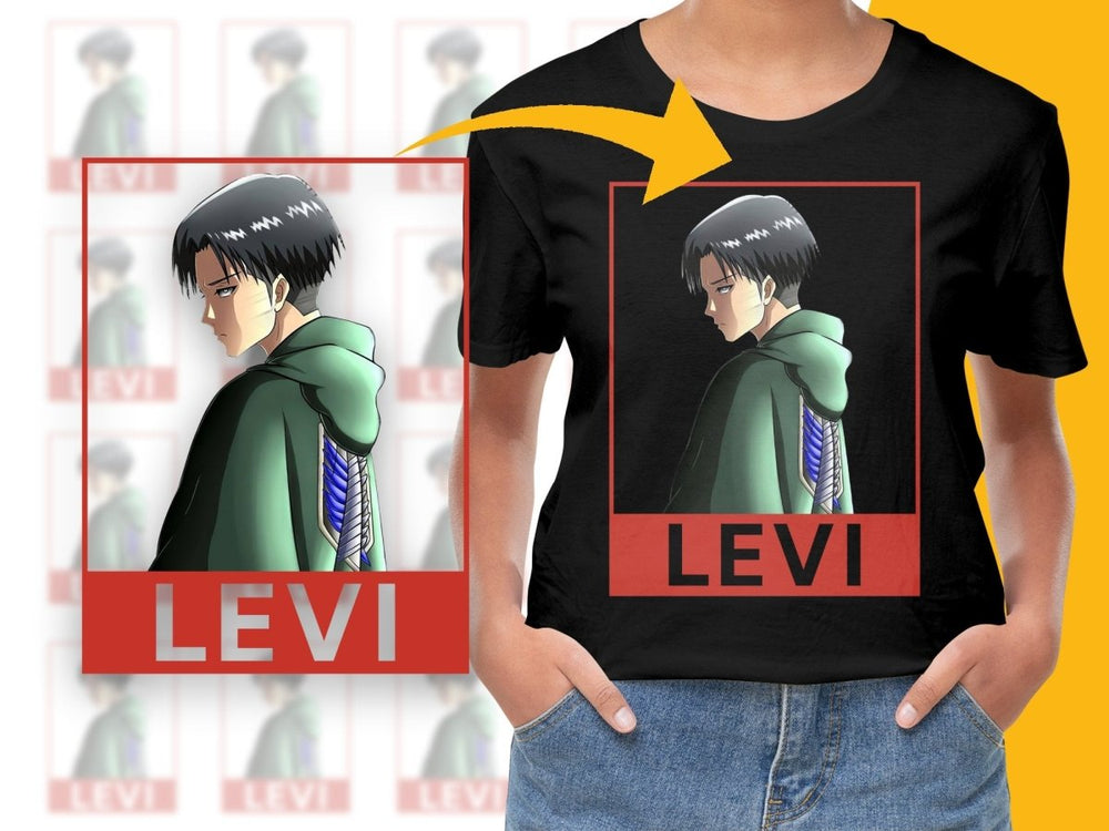 Levi Anime Character PNG File - Teepew