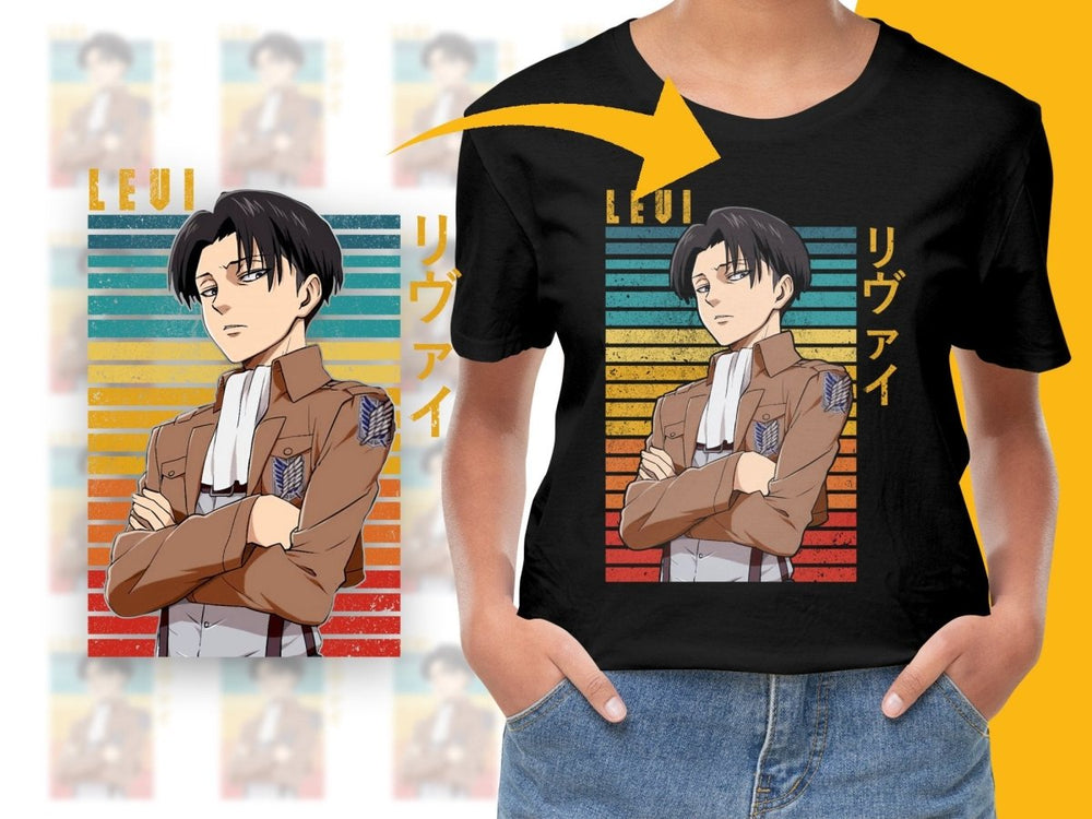 Levi Anime Character PNG File Digital - Teepew