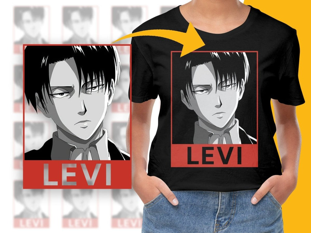 Levi Anime Character PNG File Digital - Teepew