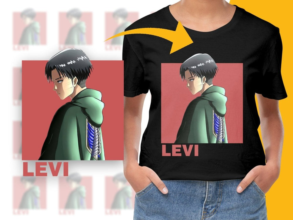 Levi Anime Character Poster PNG File - Teepew