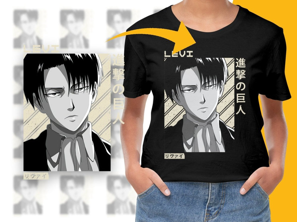 Levi Attack on Titan Anime Character PNG Digital - Teepew