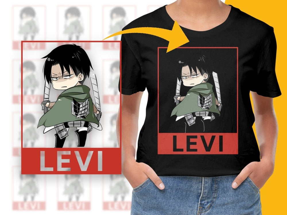 Levi Chibi Style Art PNG File Digital - Teepew