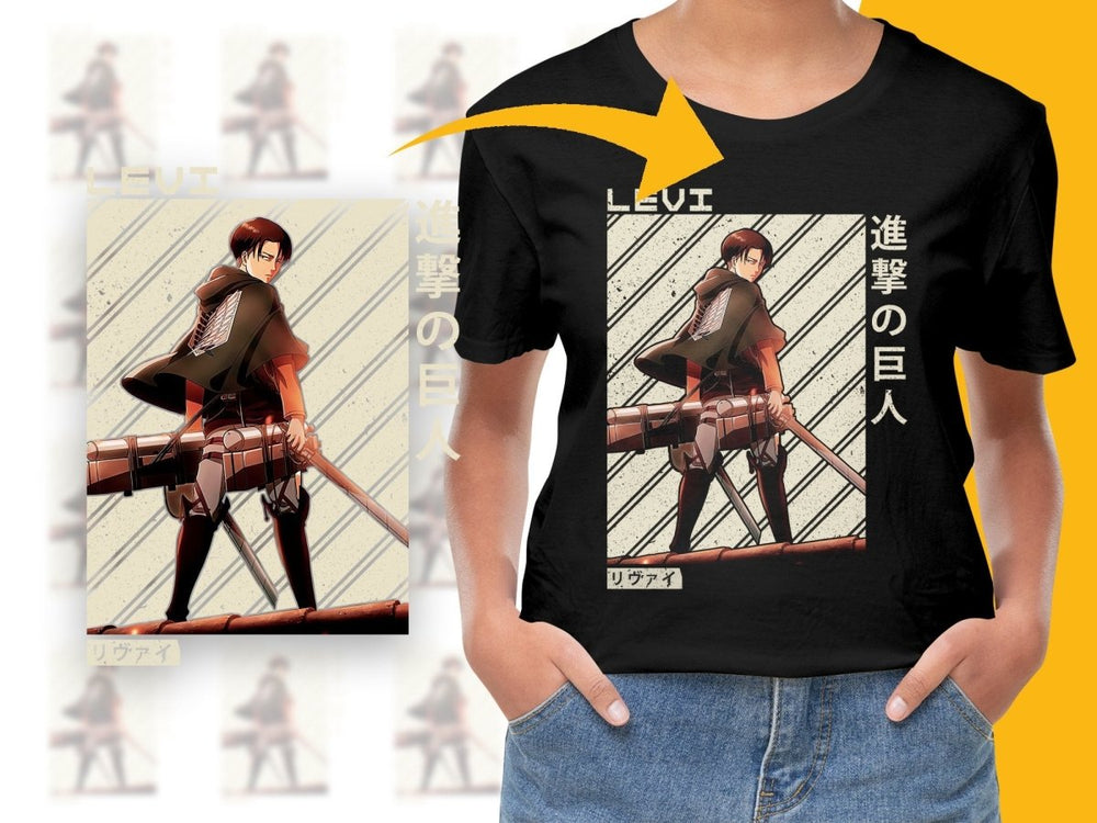Levi From Attack on Titan High Quality PNG Digital - Teepew