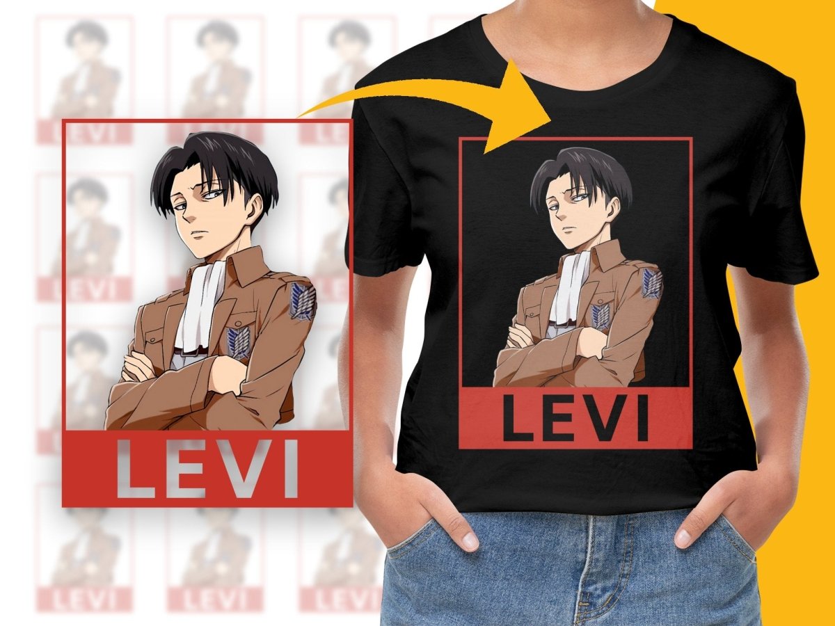 Levi PNG File Anime Character Digital - Teepew