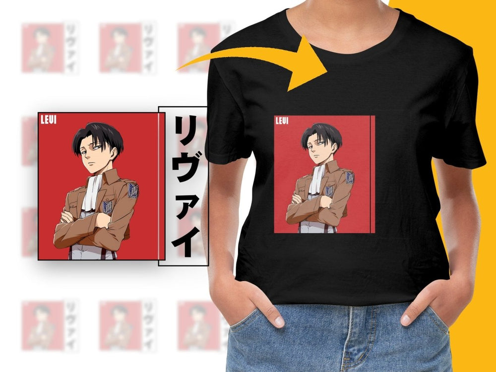 Levi PNG File Anime Character Digital - Teepew
