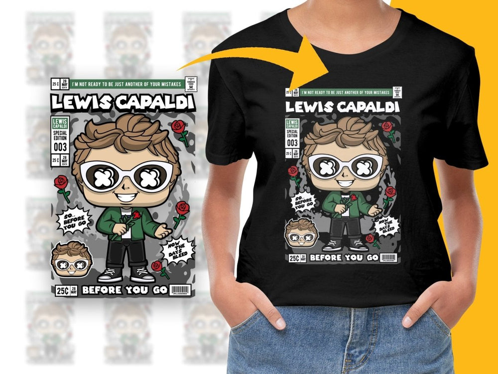 Lewis Capaldi Popculture PNG File - Teepew