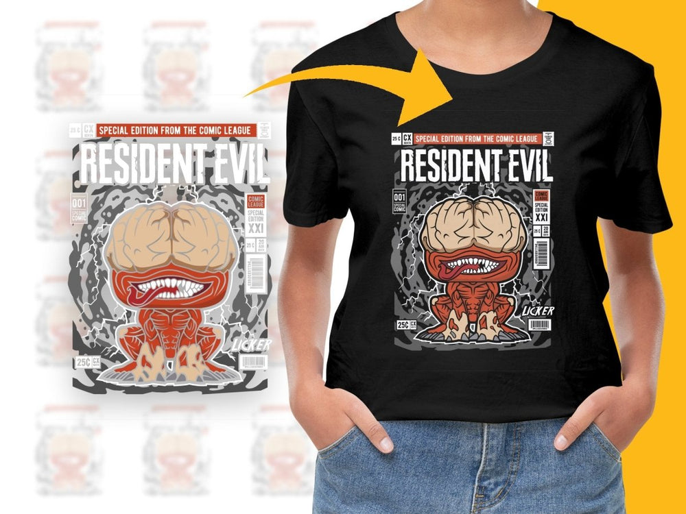 Licker Resident Evil Popculture PNG File - Teepew