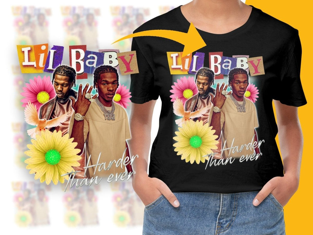 Lil Baby Harder Than Ever PNG File - Teepew