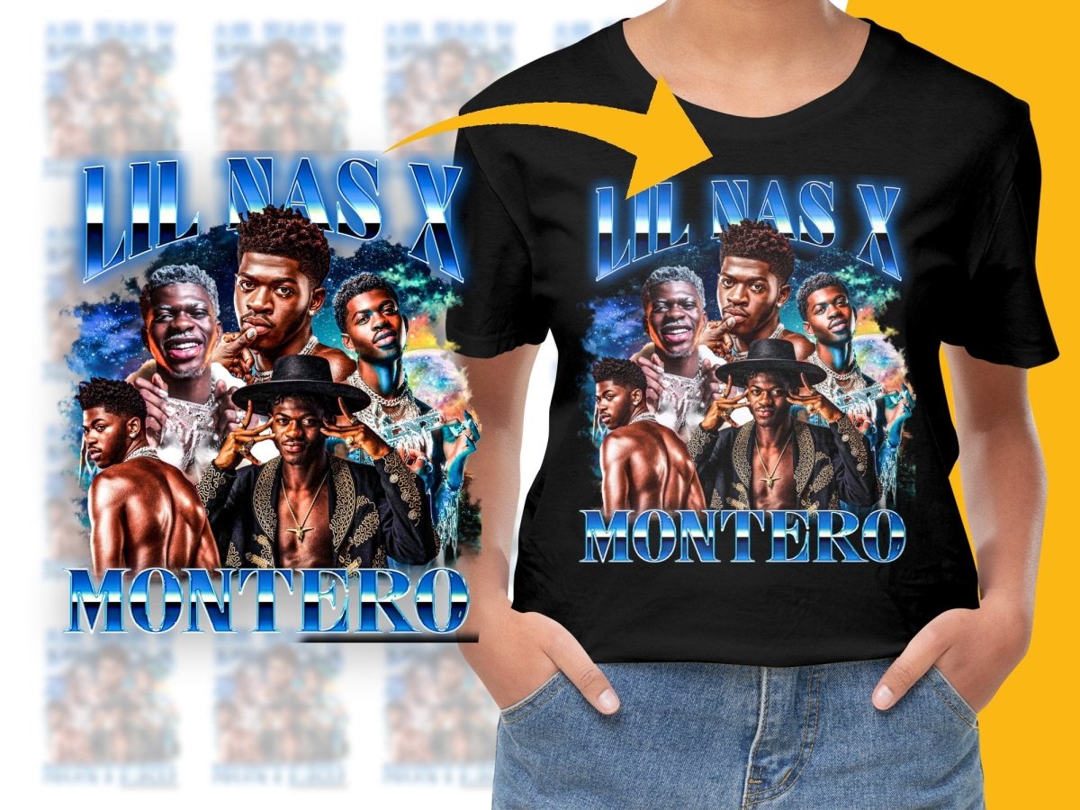 Lil Nas X Montero Bootleg PNG File - Teepew