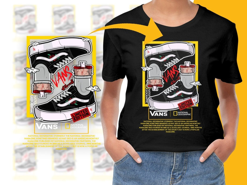 Limited Edition Shoe Brand Skateboard Art PNG File - Teepew