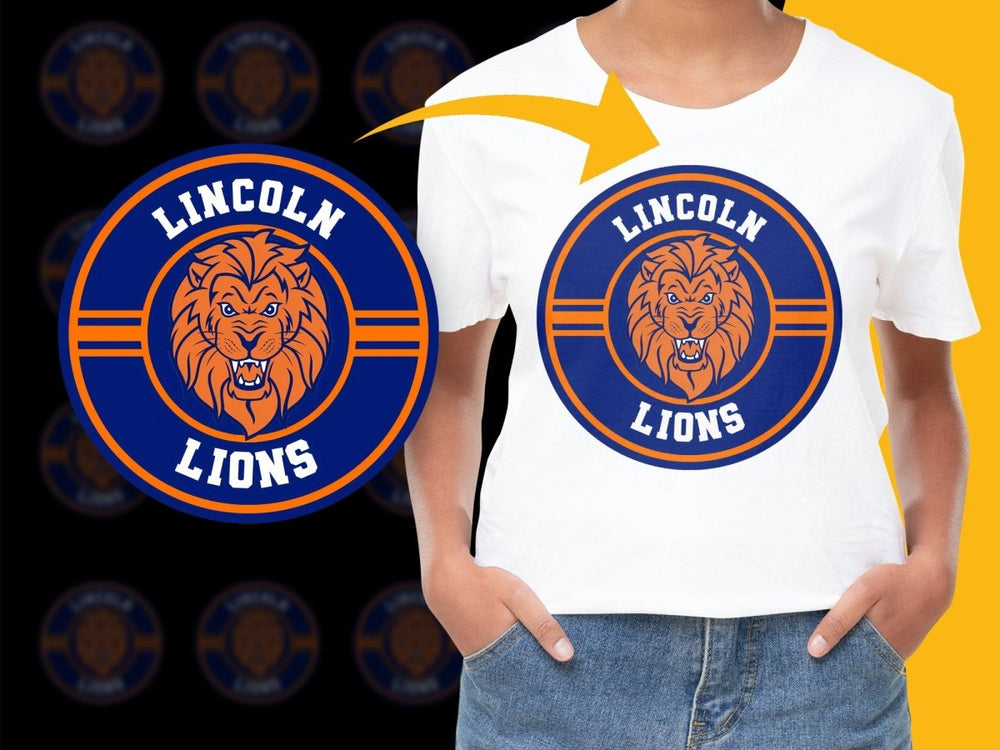 LINCOLN LIONS NCAA College PNG File - Teepew