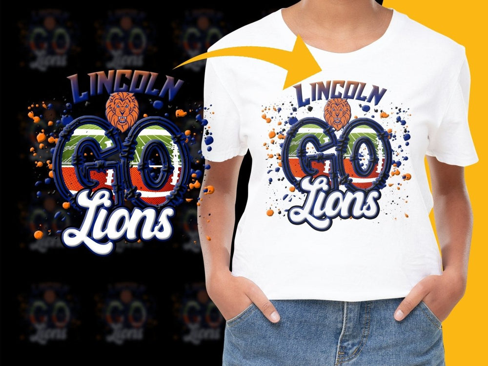 Lincoln Lions NCAA College PNG File - Teepew