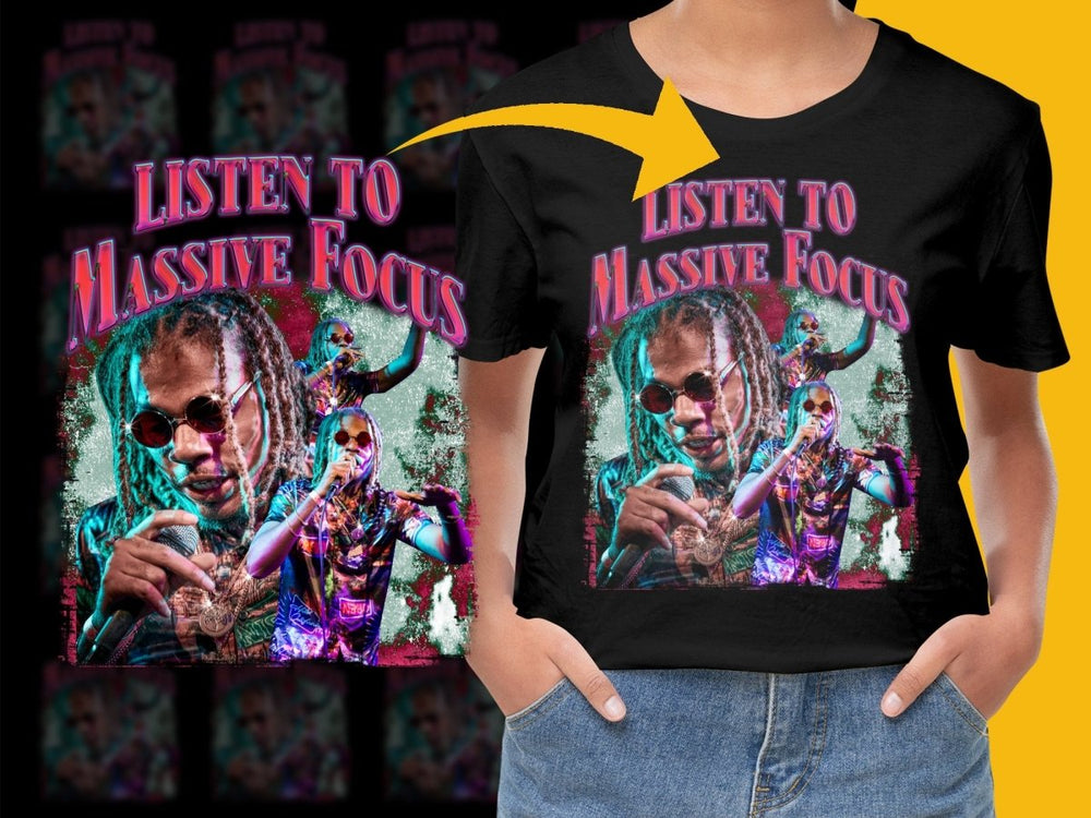 Listen to Massive Focus Graphic PNG File - Teepew