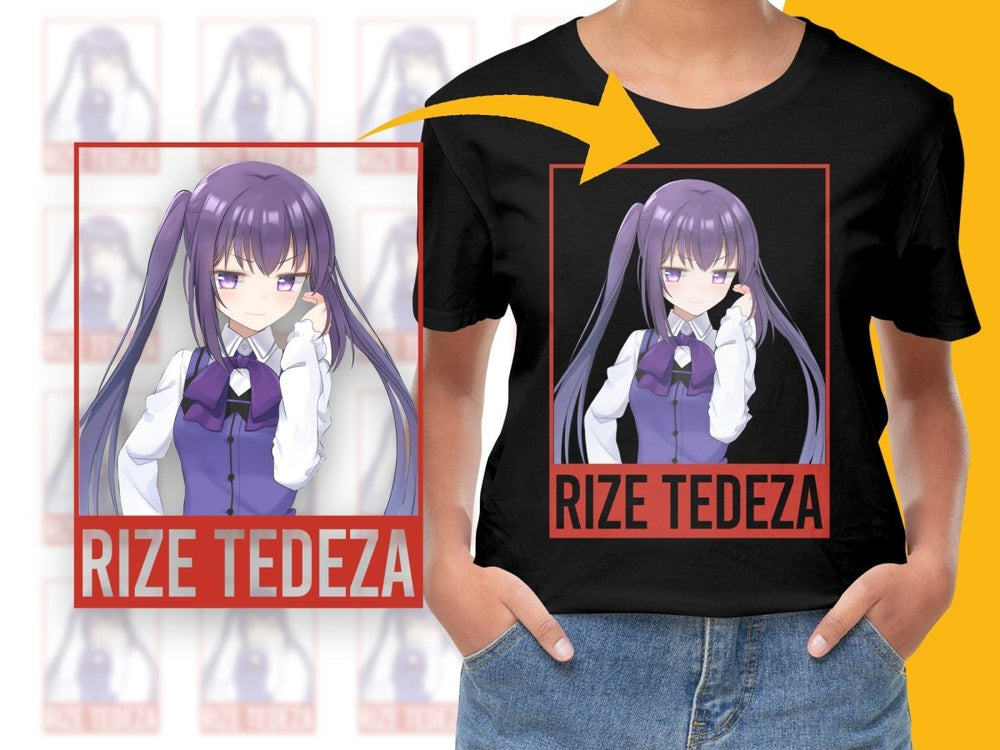 Long Purple Hair Anime Girl Rize Tedeza Digital Download - Teepew