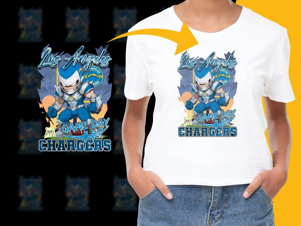 Los Angeles Chargers Game Day PNG File - Teepew