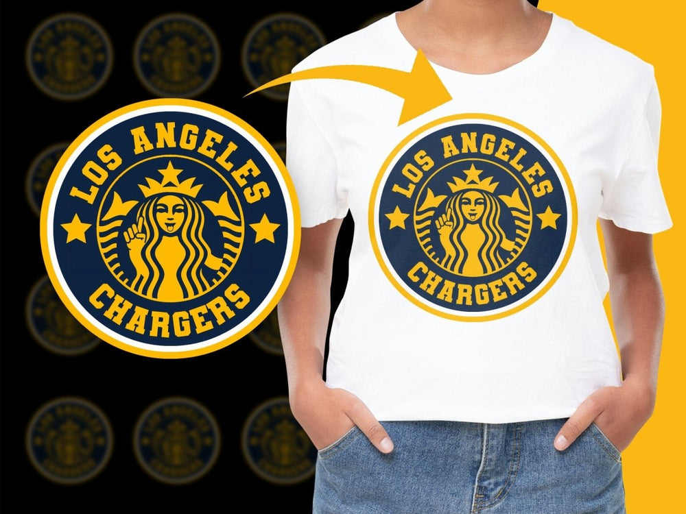 Los Angeles Chargers Logo Parody Graphic PNG File - Teepew