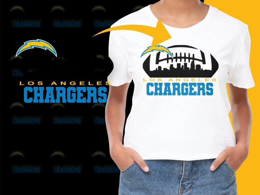 Los Angeles Chargers Official Logo Fan PNG File - Teepew