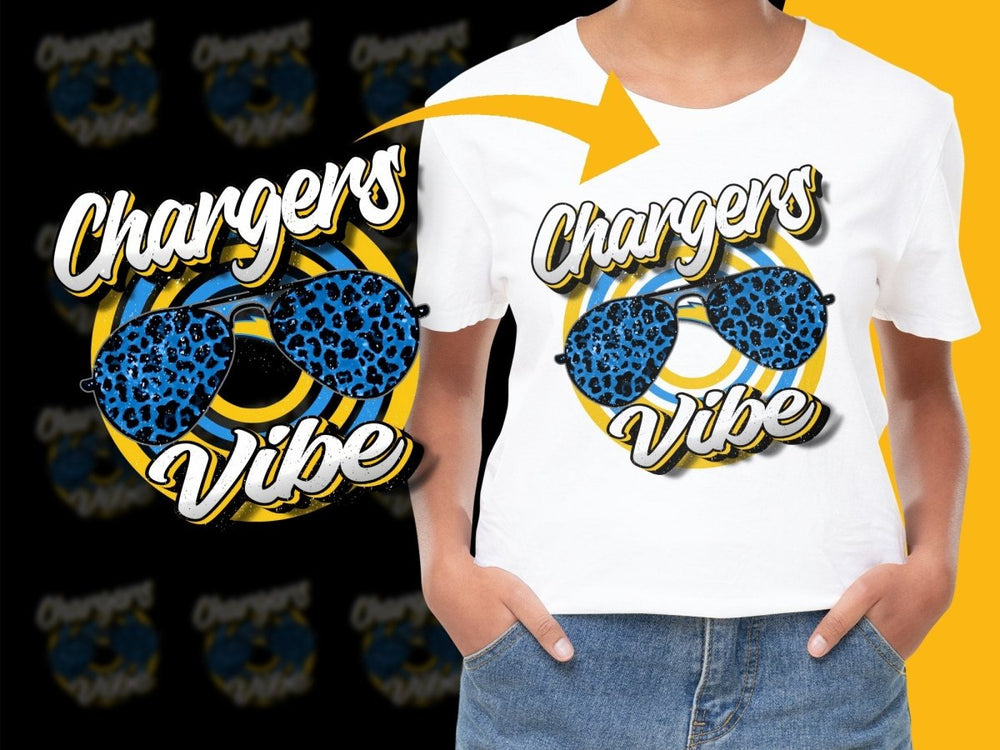 Los Angeles Chargers Vibe Graphic PNG File - Teepew