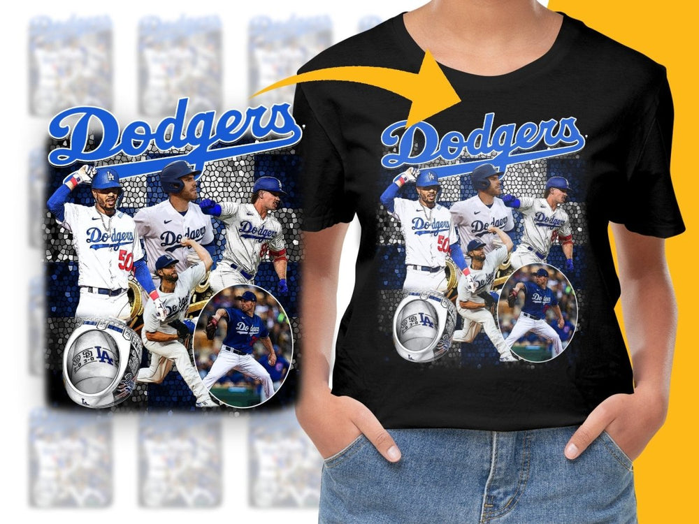 Los Angeles Dodgers Iconic MLB Player Montage PNG File - Teepew