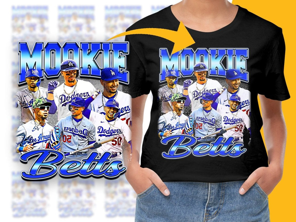 Los Angeles Dodgers Mookie Betts Fan PNG File - Teepew