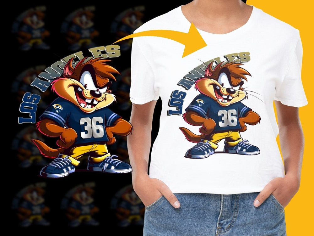 Los Angeles Rams Character Graphic PNG File - Teepew