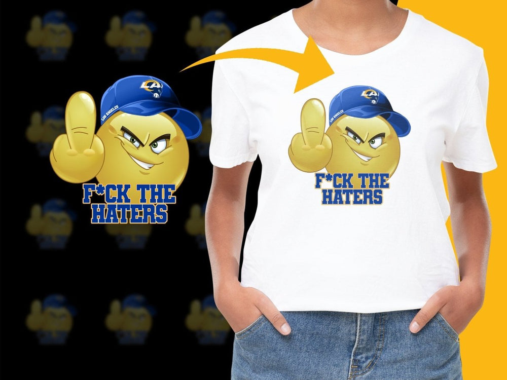 Los Angeles Rams F*ck The Haters Emoji Graphic PNG File - Teepew