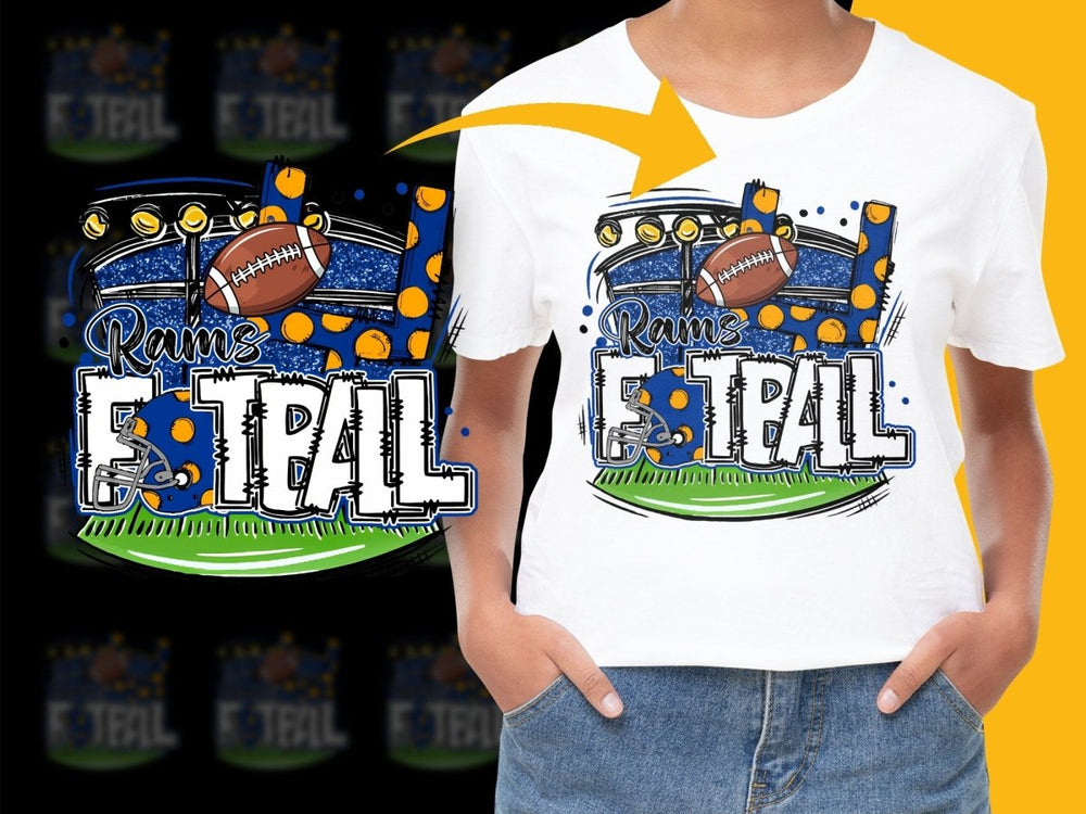 Los Angeles Rams Football Fan Graphic PNG File - Teepew