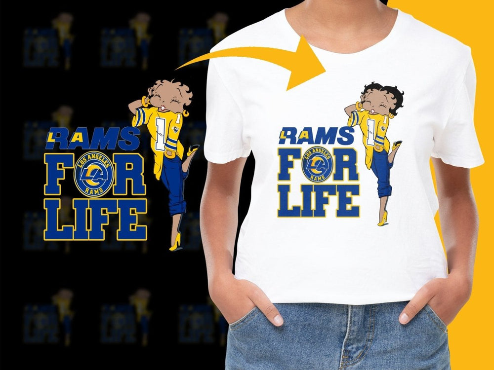 Los Angeles Rams For Life Graphic Print PNG File - Teepew