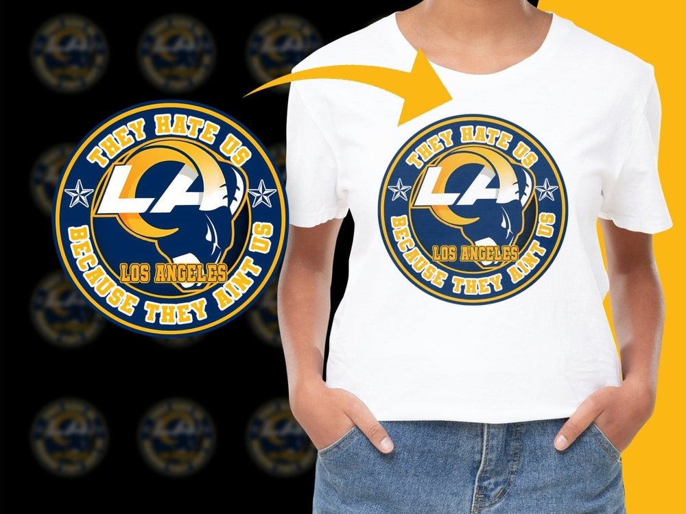 Los Angeles They Hate Us Because They Ain't Us PNG File - Teepew