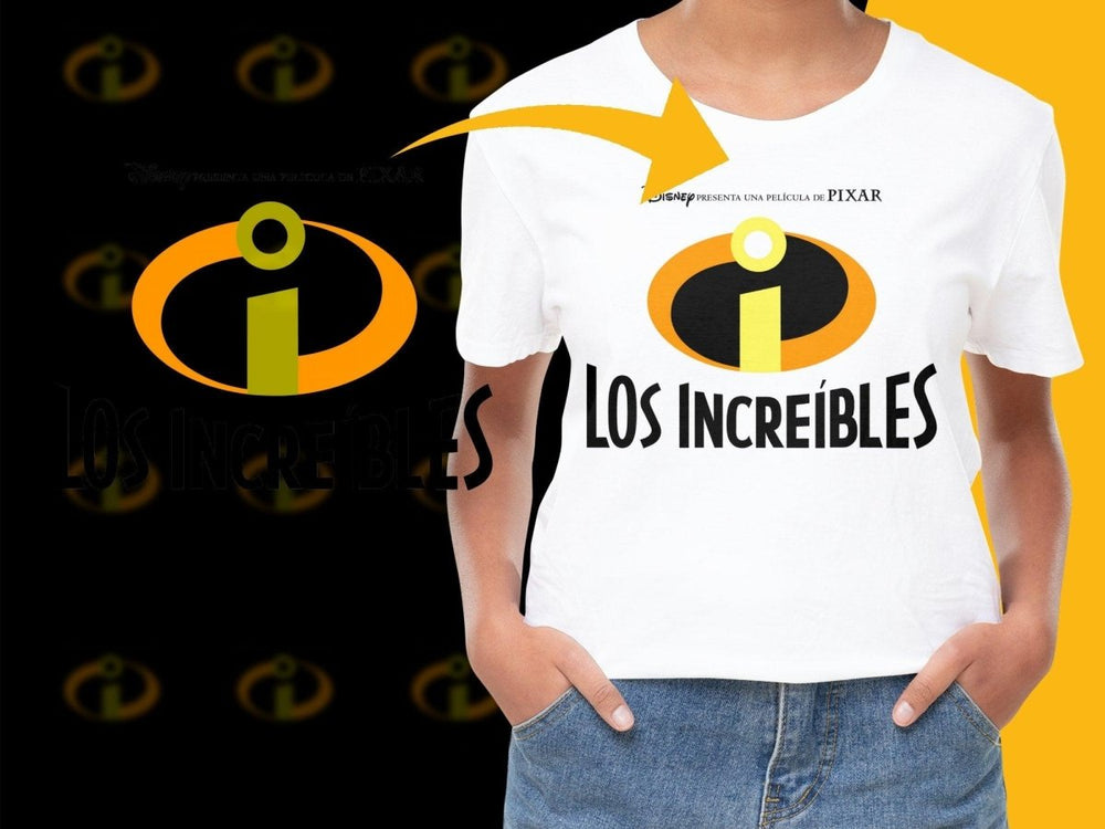 Los Increíbles Disney Pixar Logo Graphic PNG File - Teepew