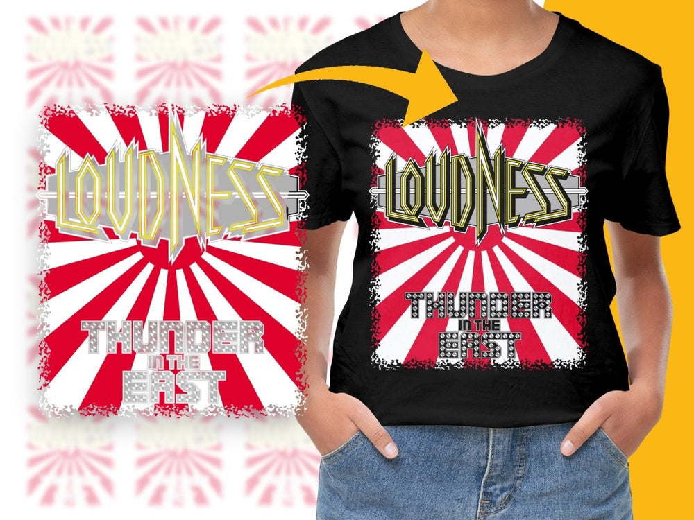 LOUDNESS Thunder in the East Graphic PNG File - Teepew