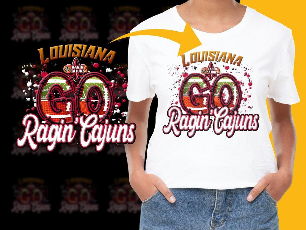 Louisiana Ragin Cajuns NCAA College PNG File - Teepew