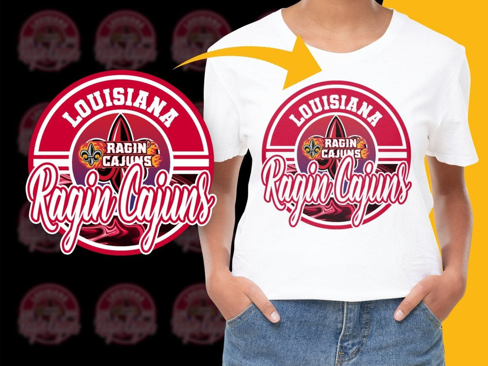 LOUISIANA RAGIN CAJUNS NCAA College PNG File - Teepew