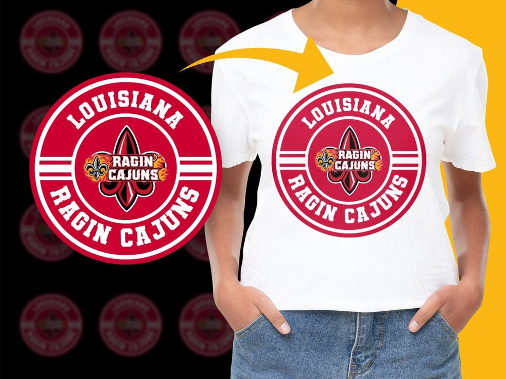 LOUISIANA RAGIN CAJUNS NCAA College PNG File - Teepew
