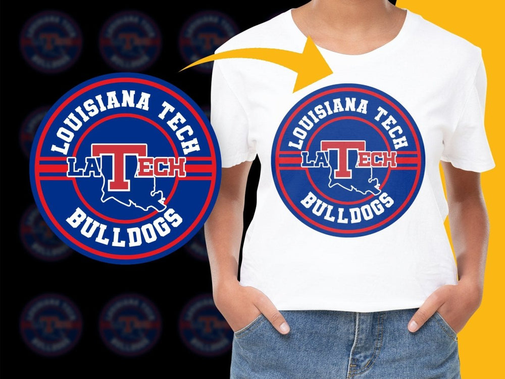 LOUISIANA TECH BULLDOGS NCAA College PNG File - Teepew
