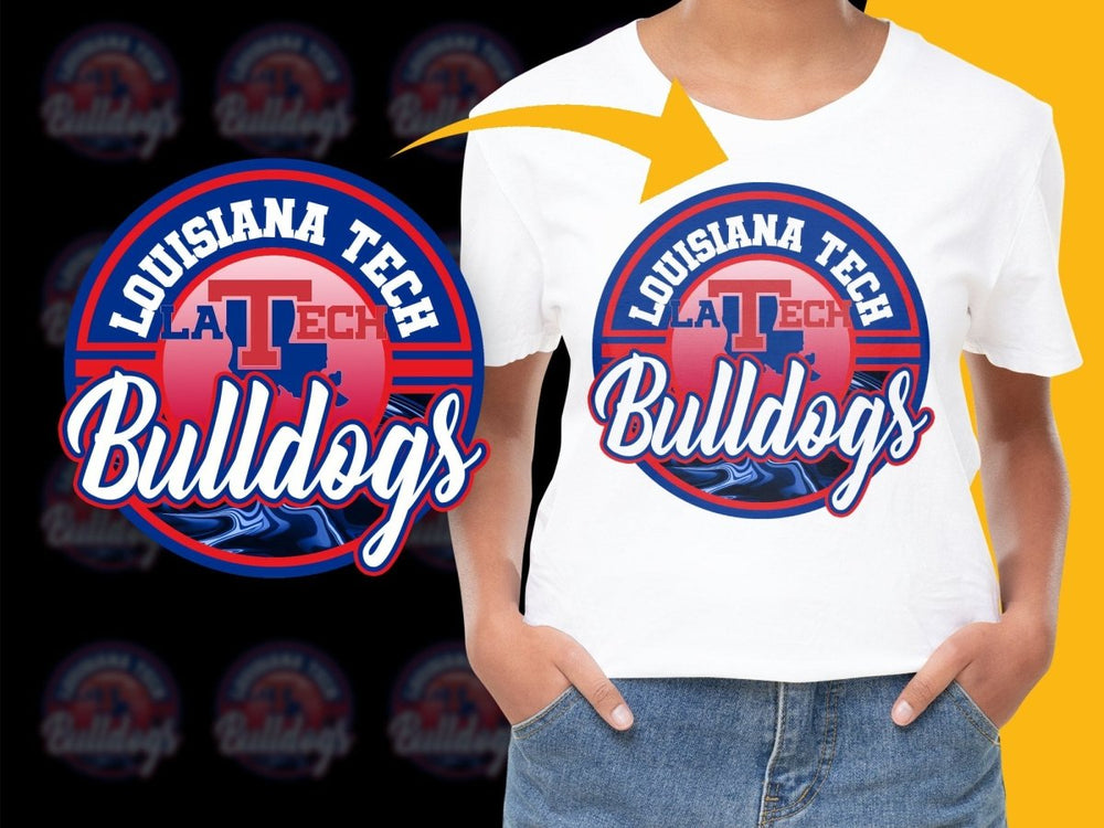 LOUISIANA TECH BULLDOGS NCAA College PNG File - Teepew