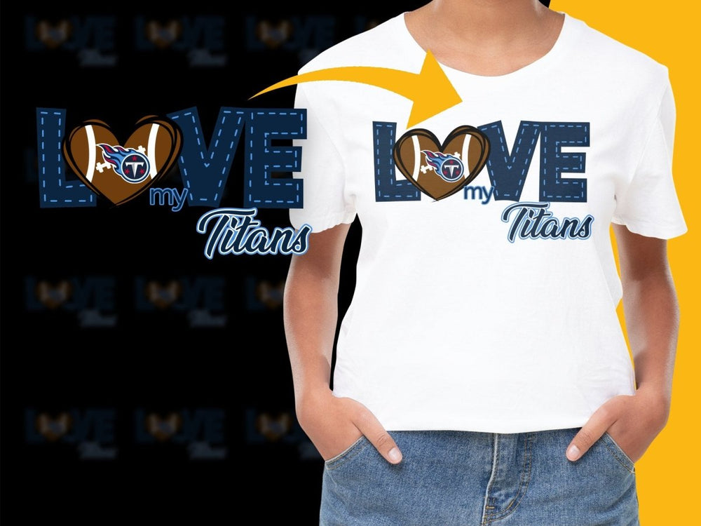 Love My Tennessee Titans Graphic PNG File - Teepew