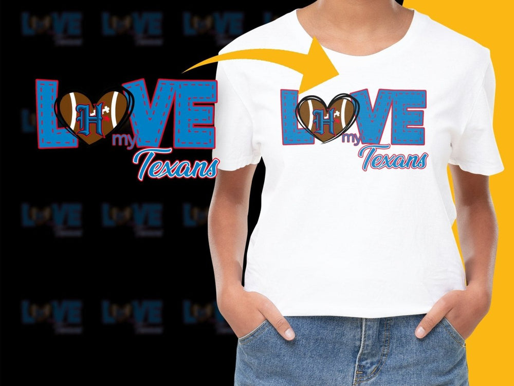 Love My Texans Houston Heart Design PNG File - Teepew