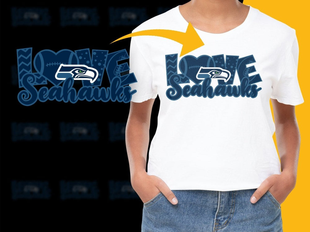 Love Seahawks Football Fans Graphic PNG File - Teepew