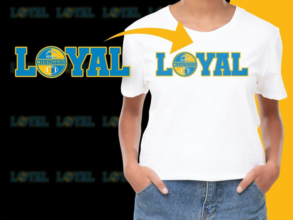 Loyal Chargers NFL Football Fans Graphic PNG File - Teepew