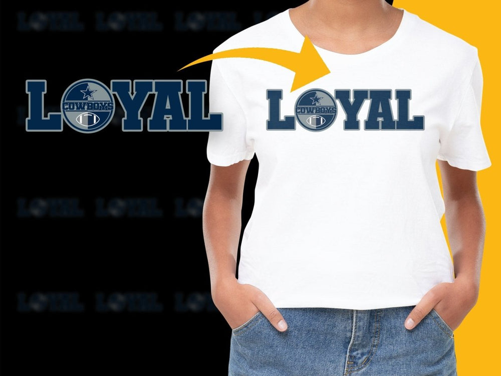 Loyal Dallas Cowboys Graphic PNG File - Teepew