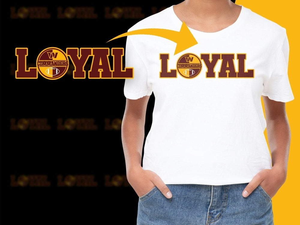 Loyal Washington Commanders Fan PNG File - Teepew