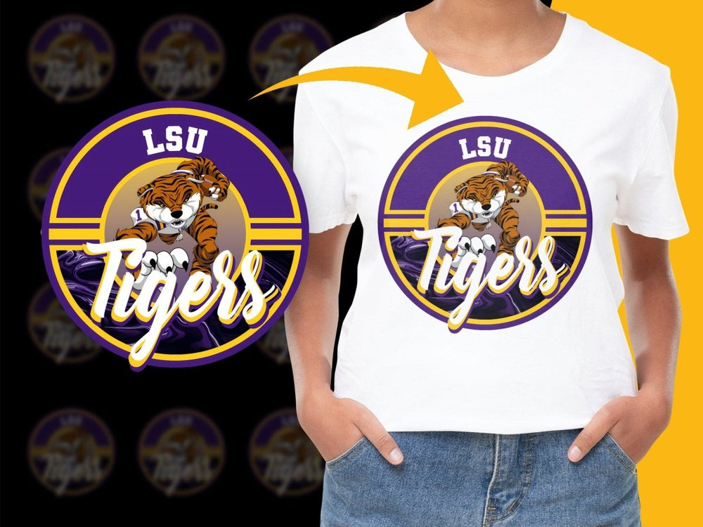 LSU NCAA College PNG File - Teepew