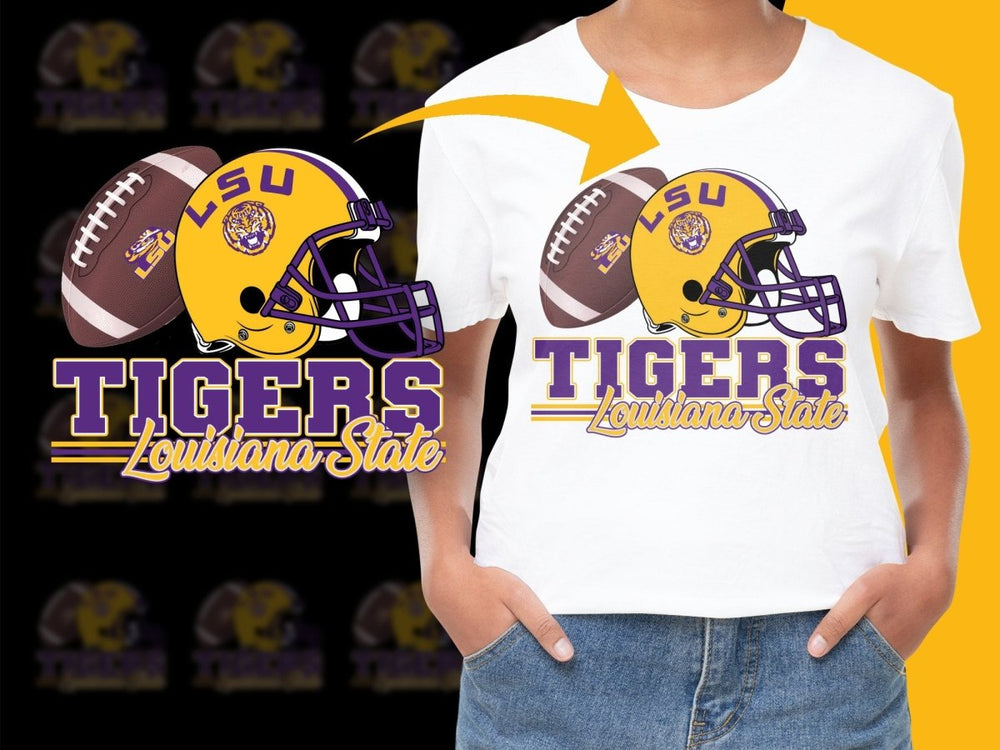 LSU NCAA College PNG File - Teepew