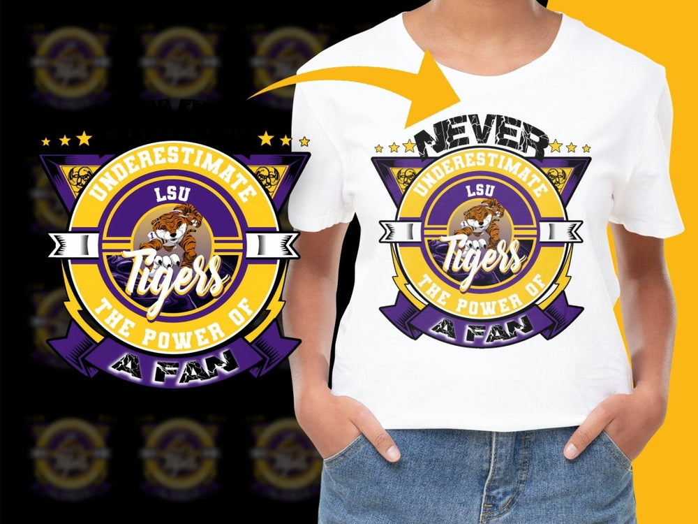 LSU Tigers NCAA College PNG File - Teepew