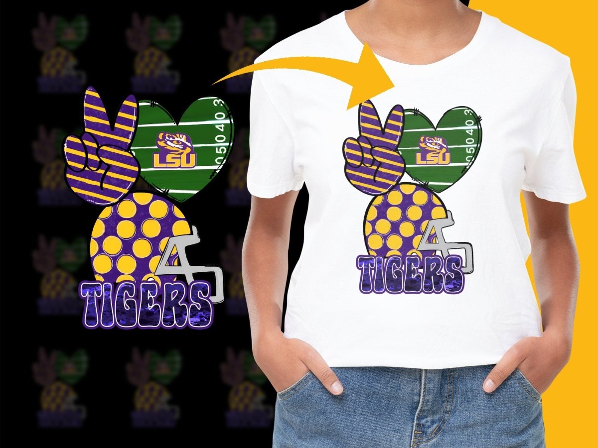LSU Tigers NCAA College PNG File - Teepew