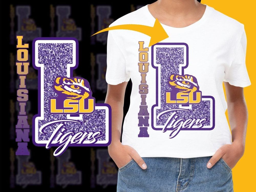 LSU Tigers NCAA College PNG File - Teepew