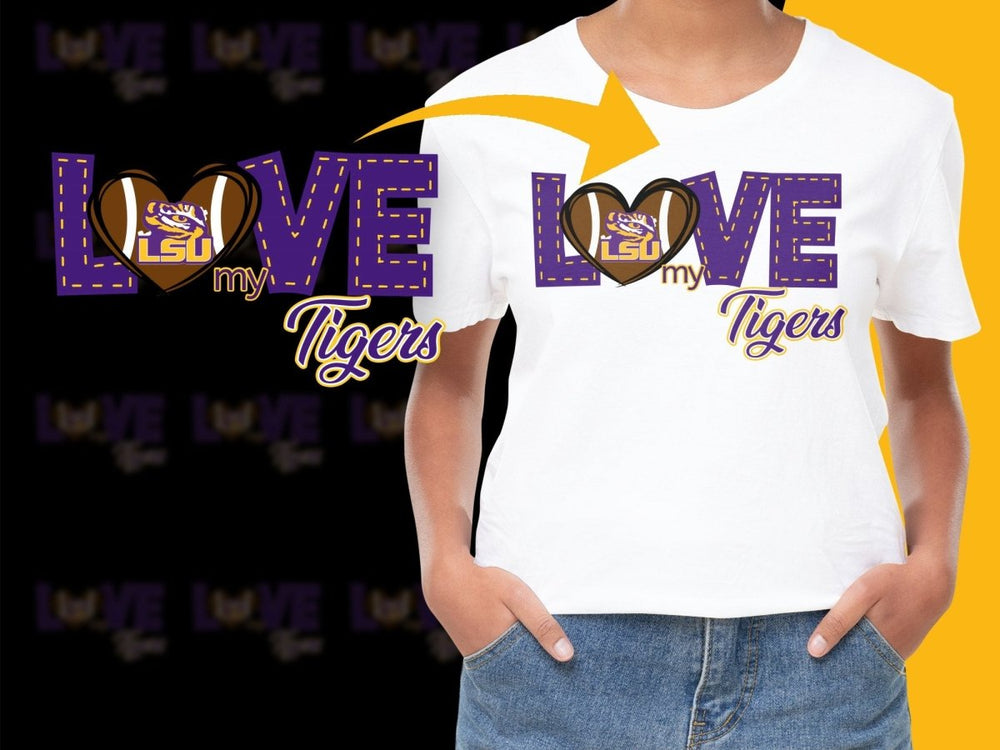 LSU Tigers NCAA College PNG File - Teepew