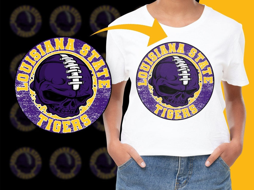 LSU Tigers NCAA College PNG File - Teepew