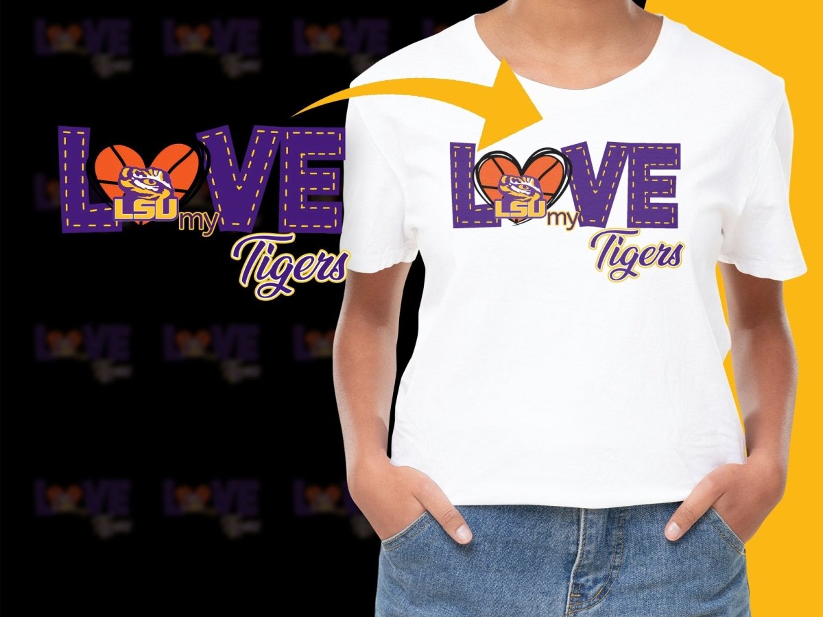 LSU Tigers NCAA College PNG File - Teepew